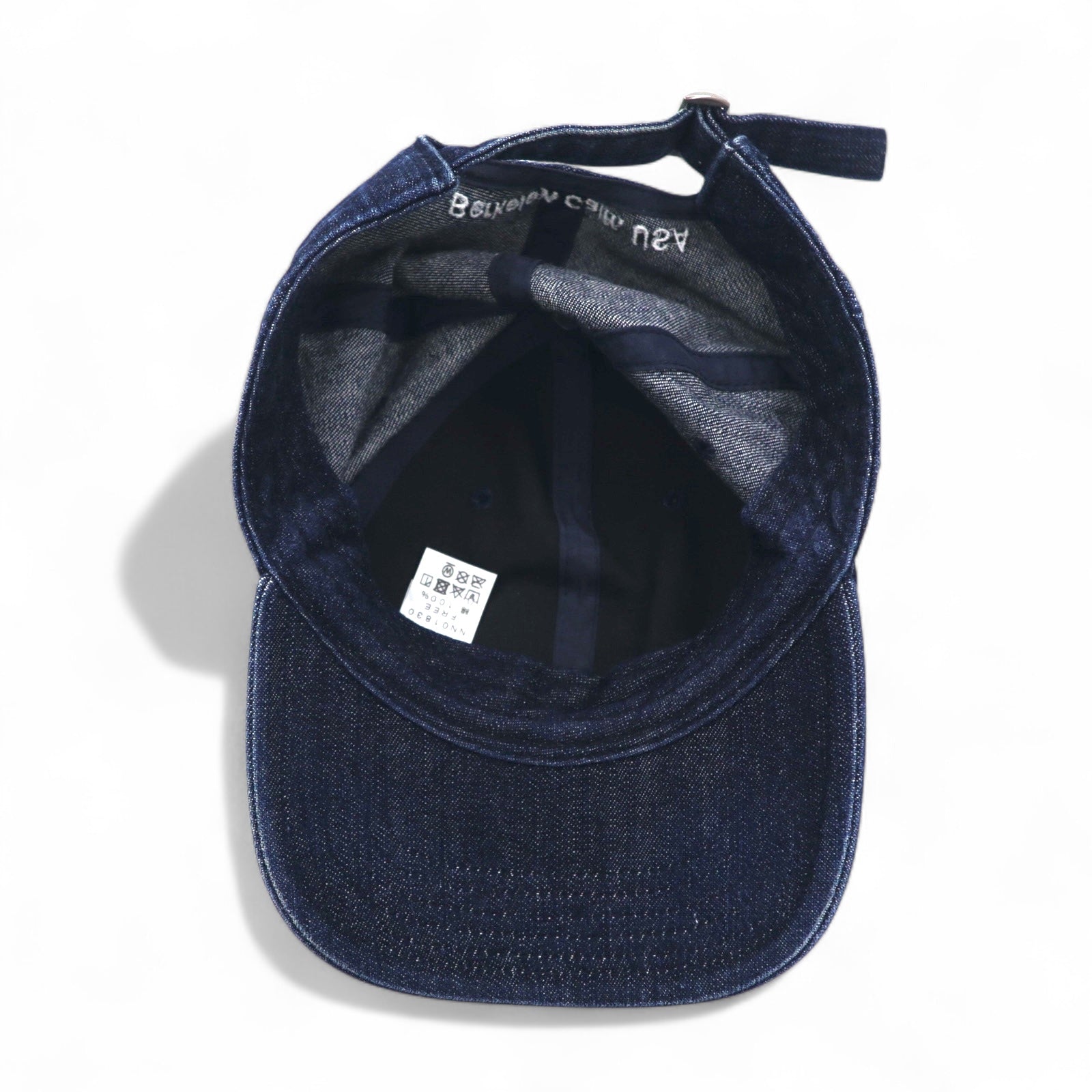 THE NORTH FACE デニム ベースボールキャップ FREE インディゴ ブルー TNFロゴ 刺繍 NN01830