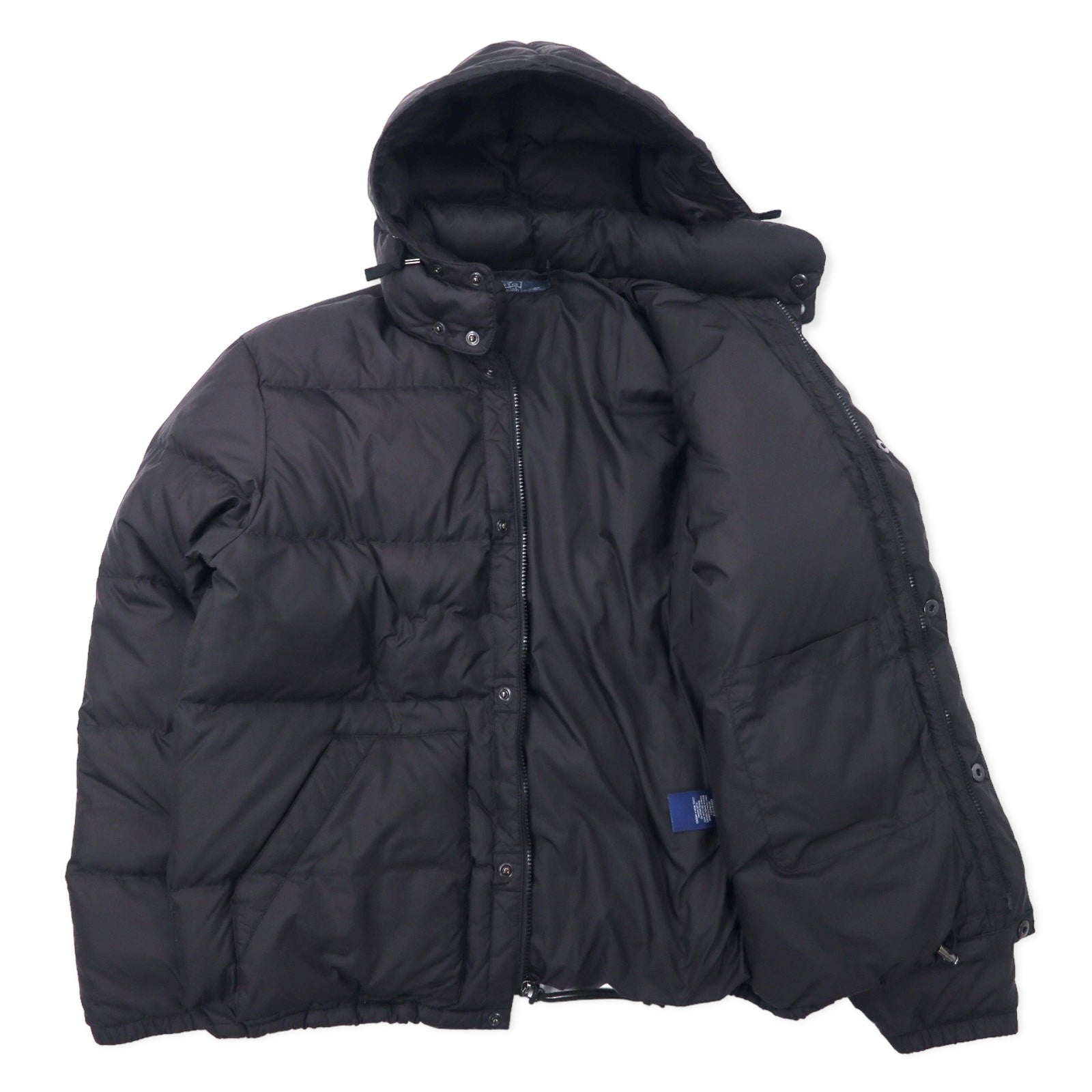 Polo Ralph Lauren Piumino 175/96A Nero Poliestere Cappuccio Rimovibile