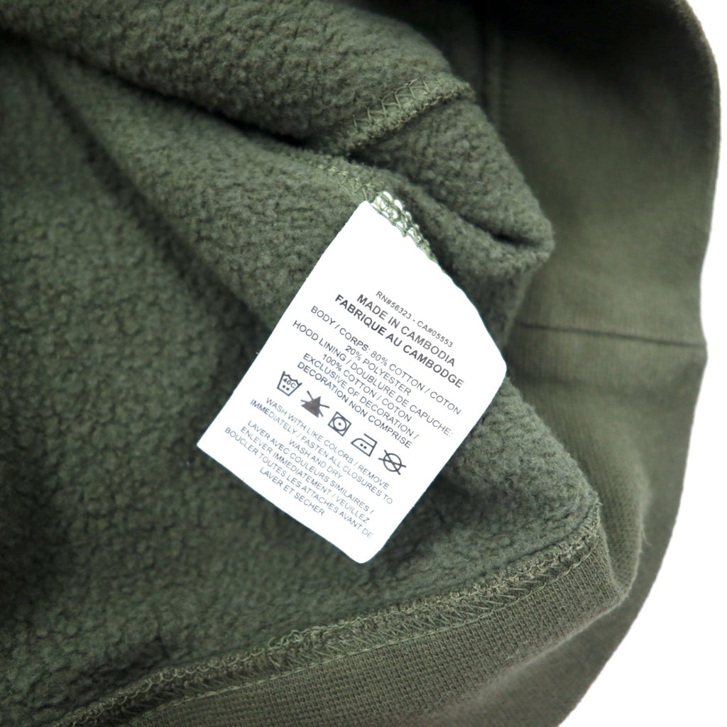 NIKE Half-Zip Hoodie Anorak XXL Kaki Cotone NSW Club Fleece Half-Zip Hoodie BV2699-380