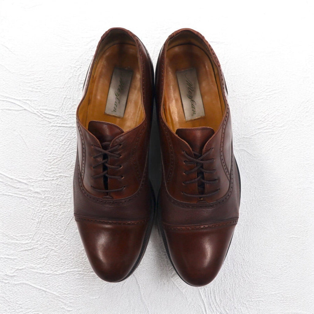 meylan scarpe eleganti con punta dritta prodotte in Spagna, 28.5cm, quarter brogue, medaglione FLORENCE