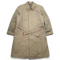 Christian Dior - Trench in cotone cerato, L, cachi iridescente, con cintura, abbottonatura nascosta, fodera rimovibile, Made in Japan.