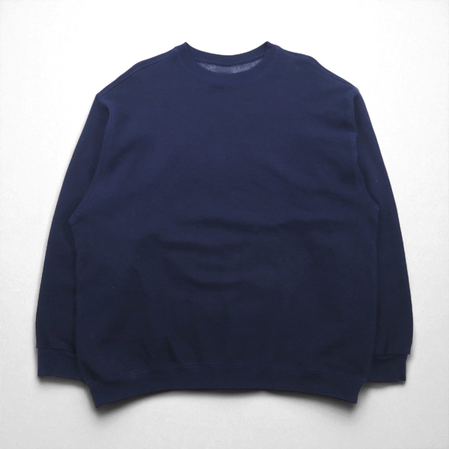 PLUMA OUTDOORS Felpa vuota 2XL Navy Tinta unita Cotone Felpata all'interno Made in Mexico