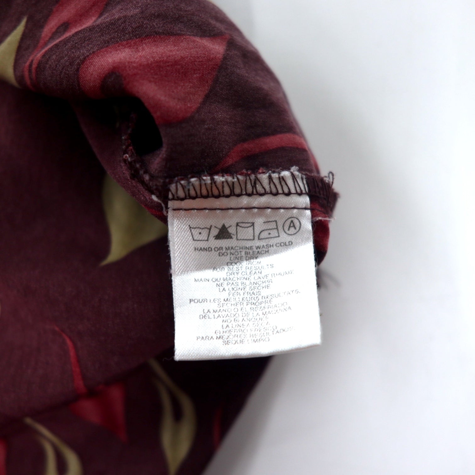HARLEY DAVIDSON Camicia hawaiana a collo aperto, manica corta, in poliestere, taglia XXXL, bordeaux, fantasia all-over, motivo fiamme, ricamo logo piccolo, taglia oversize