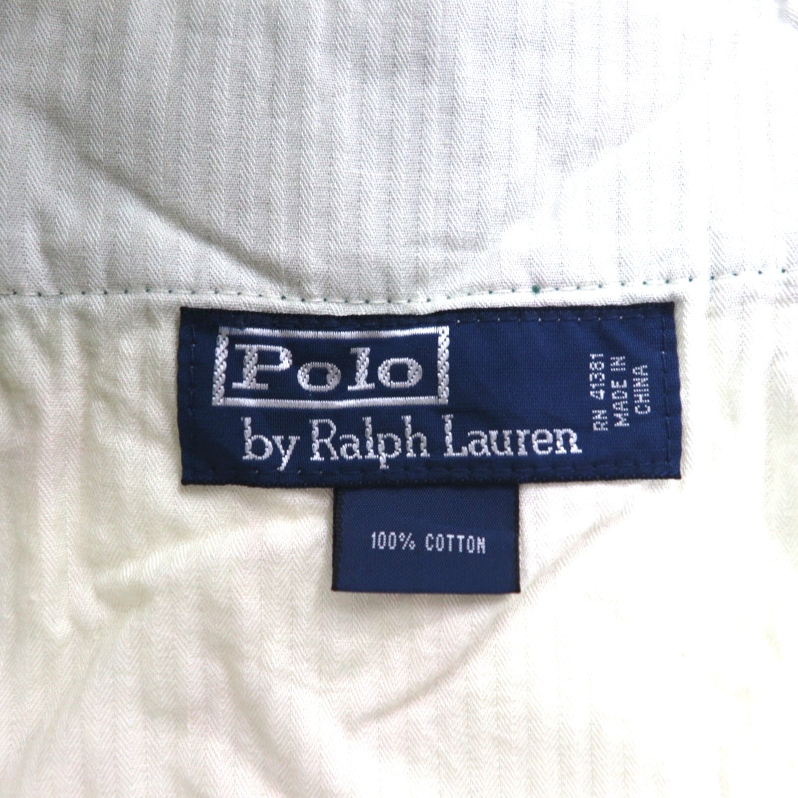 Polo by Ralph Lauren Pantaloni in velluto a coste anni '90, taglio dritto, taglia L, colore verde, in cotone