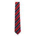 Altea Cravatta italiana a righe regimental rossa e blu navy, disponibile presso UNITED ARROWS