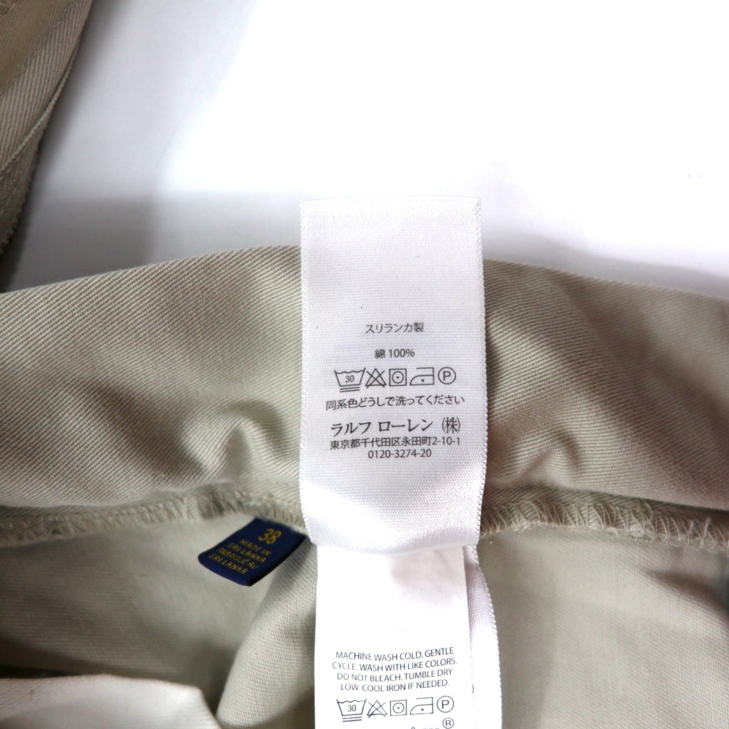 POLO RALPH LAUREN pantaloncini chino corti 38 cotone beige