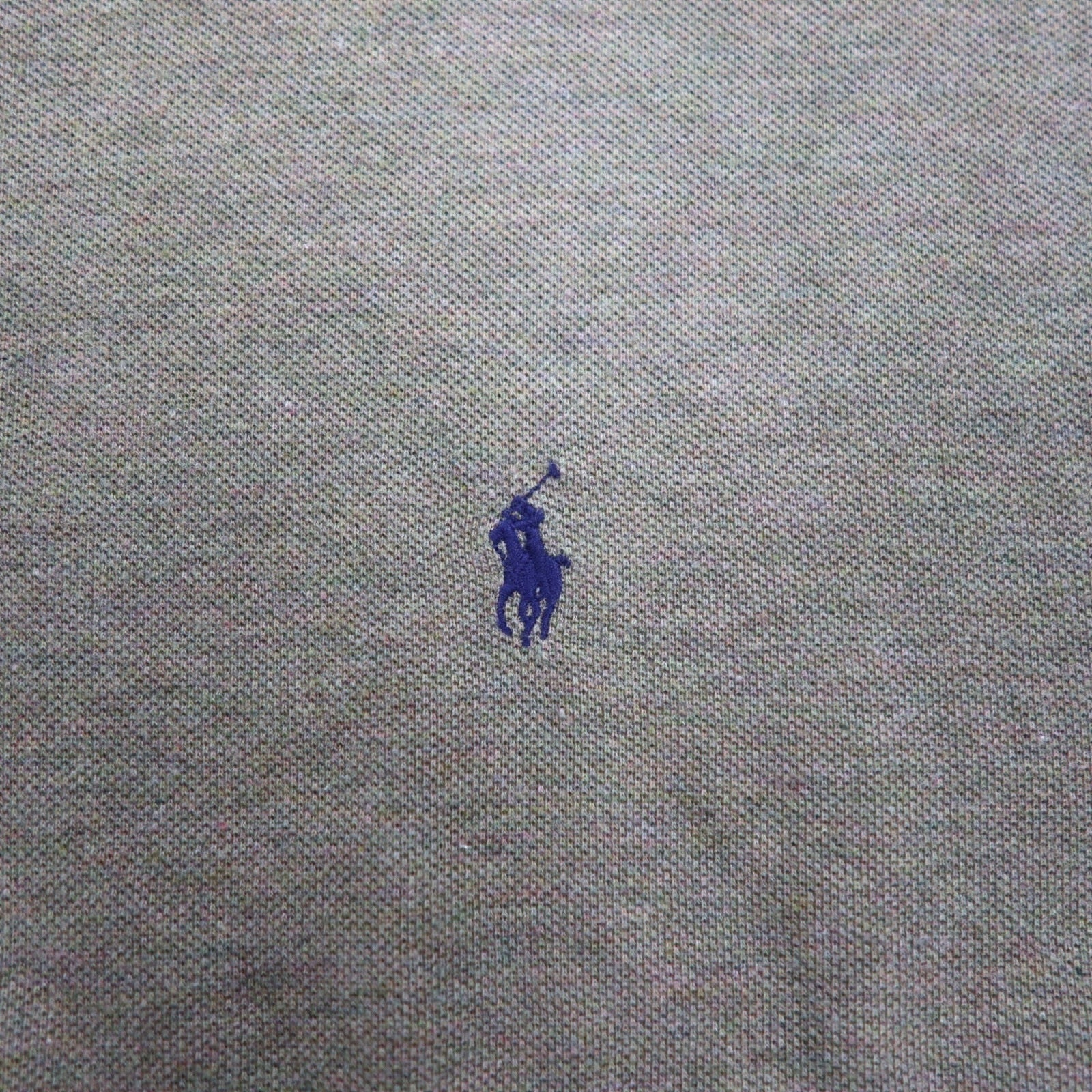 Polo by Ralph Lauren anni '90 Polo L Kaki Cotone Piqué Piccolo ricamo pony