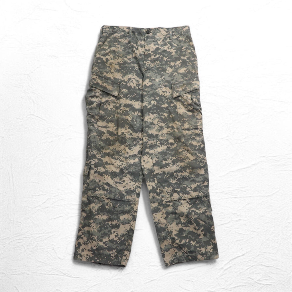 US ARMY 米軍 WOOLRICH INC. 00年代 ミリタリー デジカモ カーゴパンツ M カーキ 8415-01-519-8429
