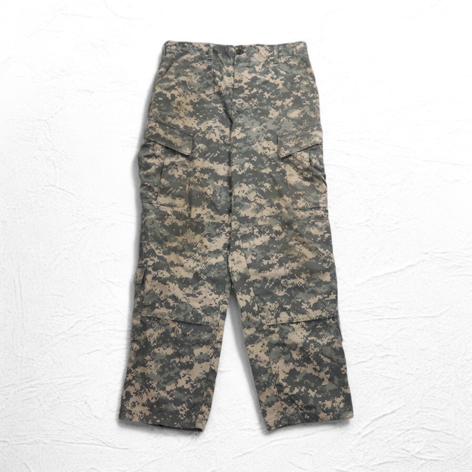 US ARMY 米軍 WOOLRICH INC. 00年代 ミリタリー デジカモ カーゴパンツ M カーキ 8415-01-519-8429