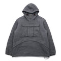 BROWN by 2-tacs Anorak imbottito M grigio mezza zip Anorak B8-J003 Prodotto in Giappone