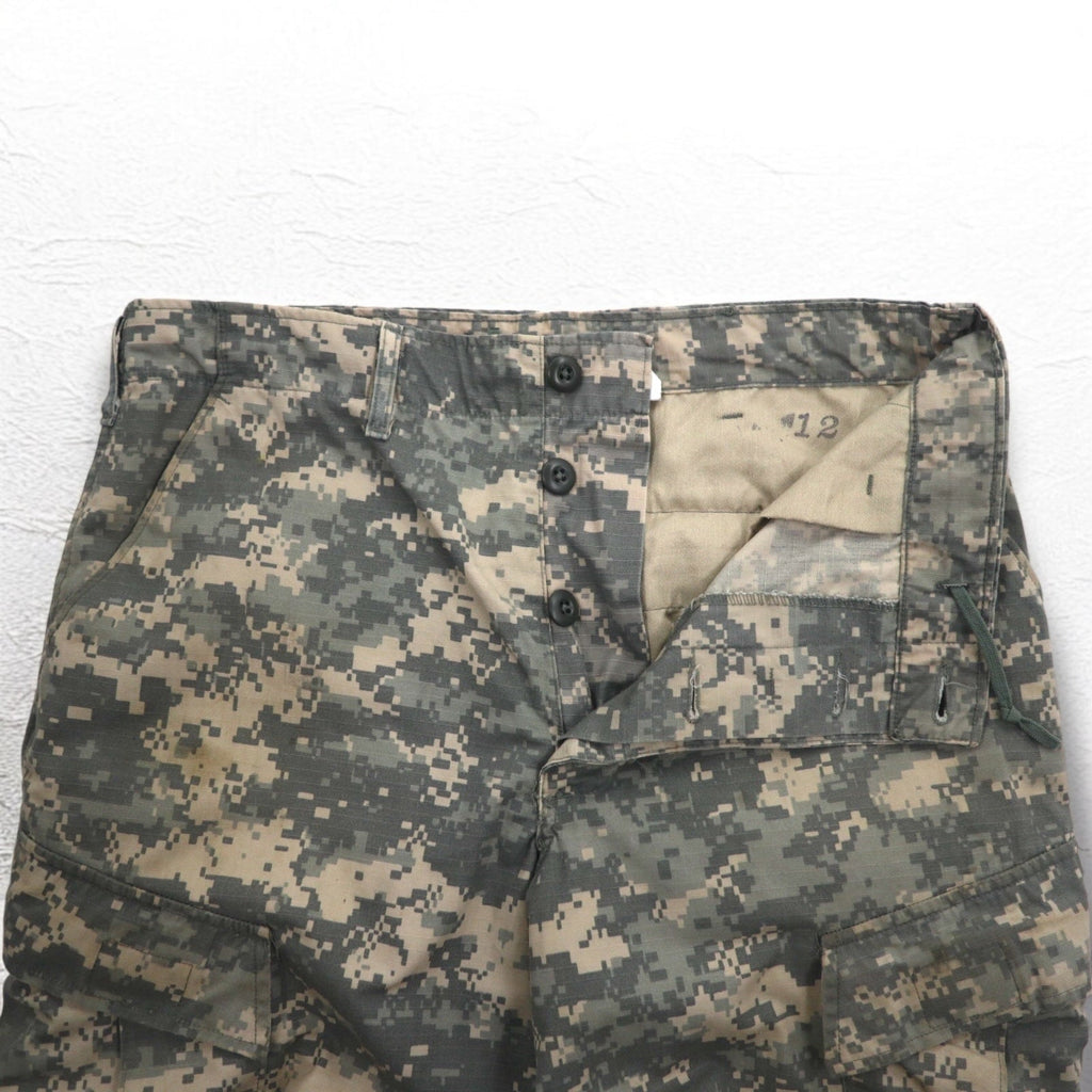 US ARMY 米軍 WOOLRICH INC. 00年代 ミリタリー デジカモ カーゴパンツ M カーキ 8415-01-519-8429