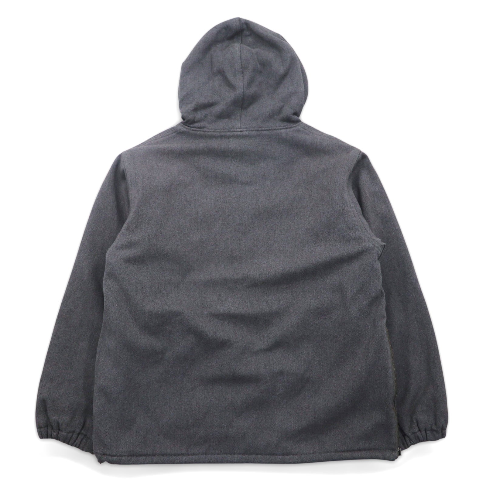BROWN by 2-tacs Anorak imbottito M grigio mezza zip Anorak B8-J003 Prodotto in Giappone