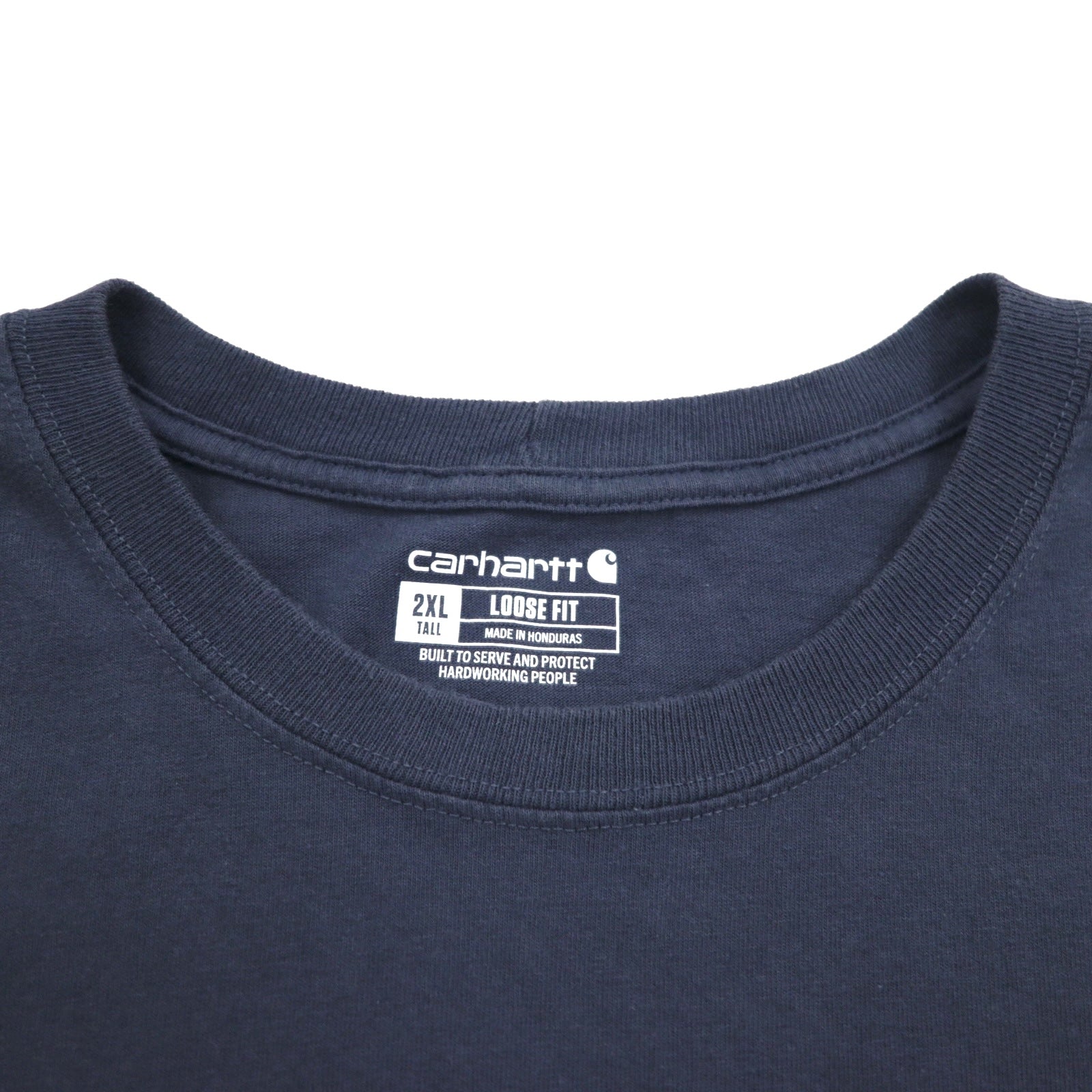Carhartt T-shirt taschino loose fit 2XL tasca larga grigio made in Honduras