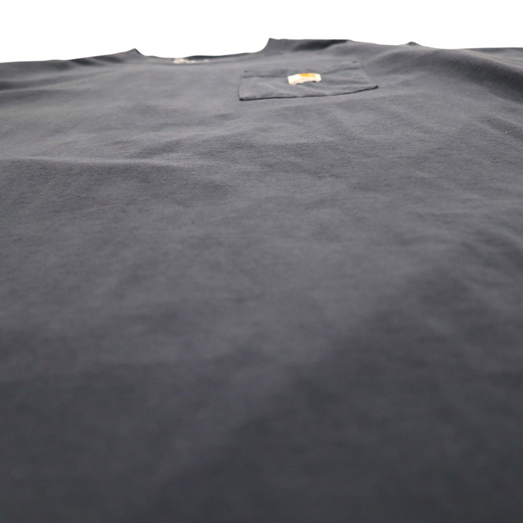Carhartt T-shirt taschino loose fit 2XL tasca larga grigio made in Honduras