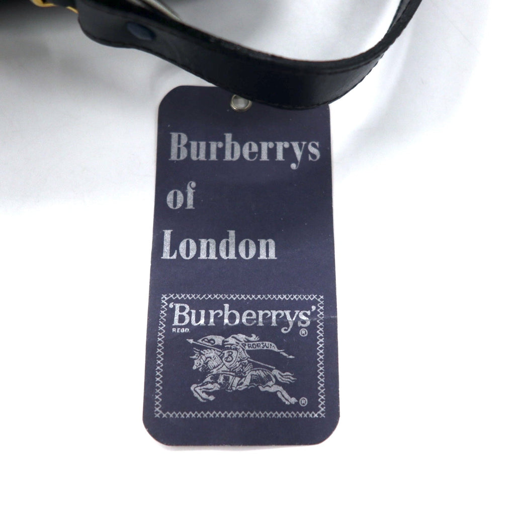 BURBERRYS Borsa a tracolla Nova Check vintage blu navy in tela e pelle, mai usata