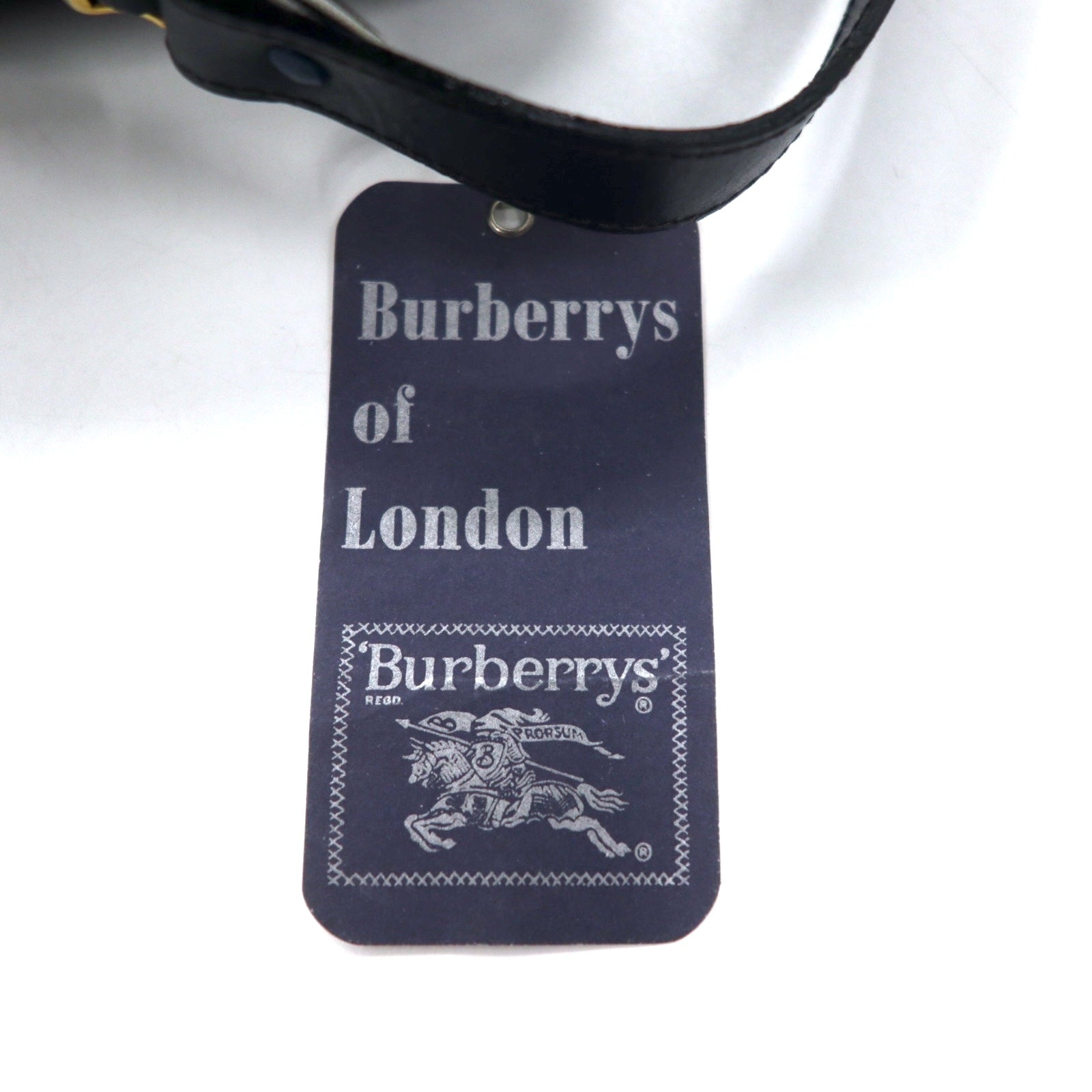 BURBERRYS Borsa a tracolla Nova Check vintage blu navy in tela e pelle, mai usata