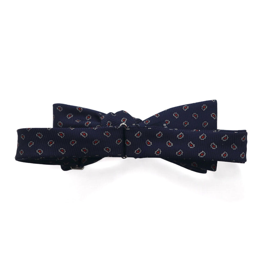 Polo by Ralph Lauren Papillon blu navy seta micro fantasia motivo paisley