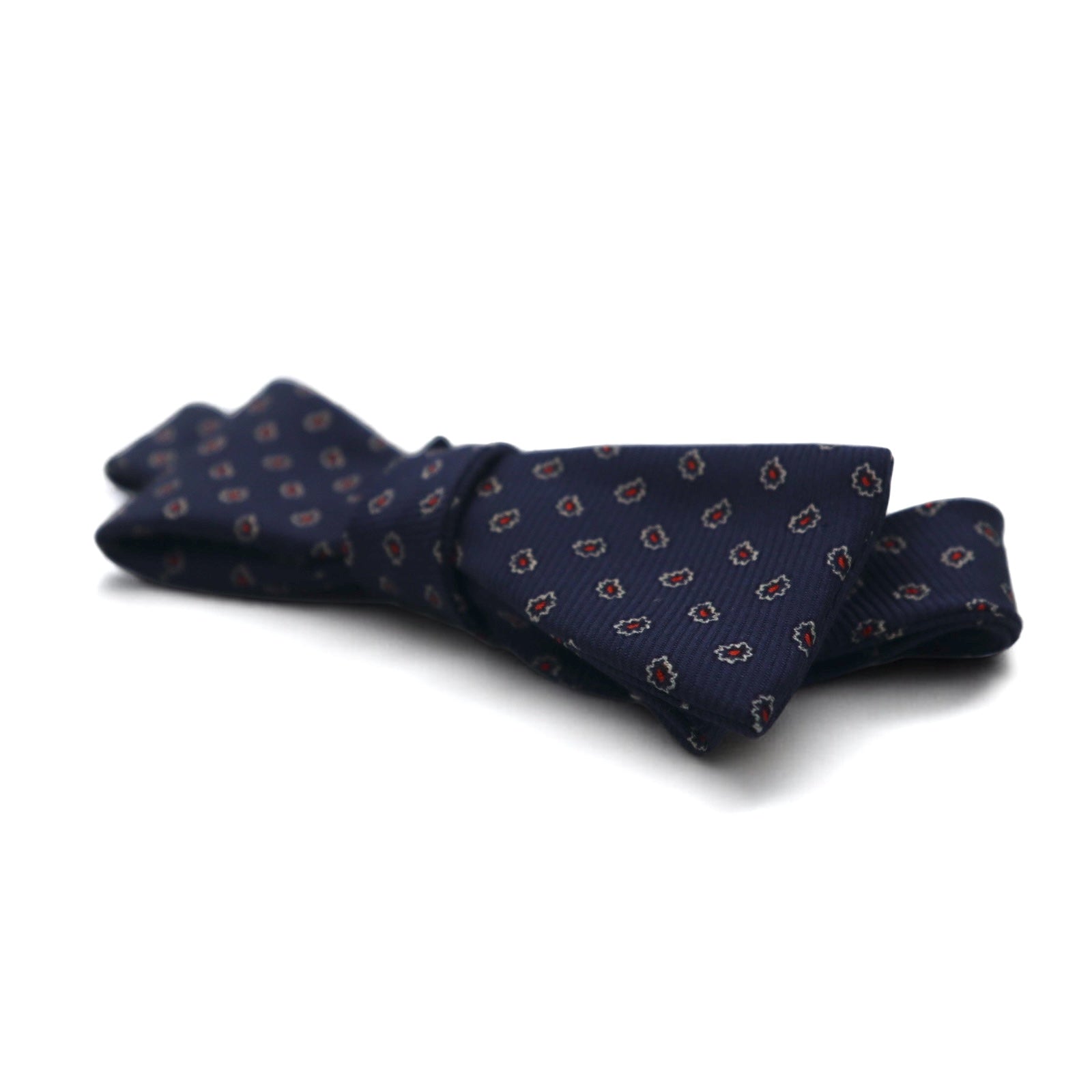 Polo by Ralph Lauren Papillon blu navy seta micro fantasia motivo paisley
