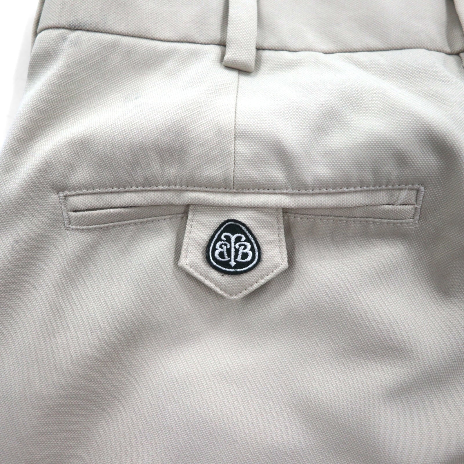 Brooks Brothers COUNTRY CLUB Pantaloni larghi a pieghe L beige poliestere