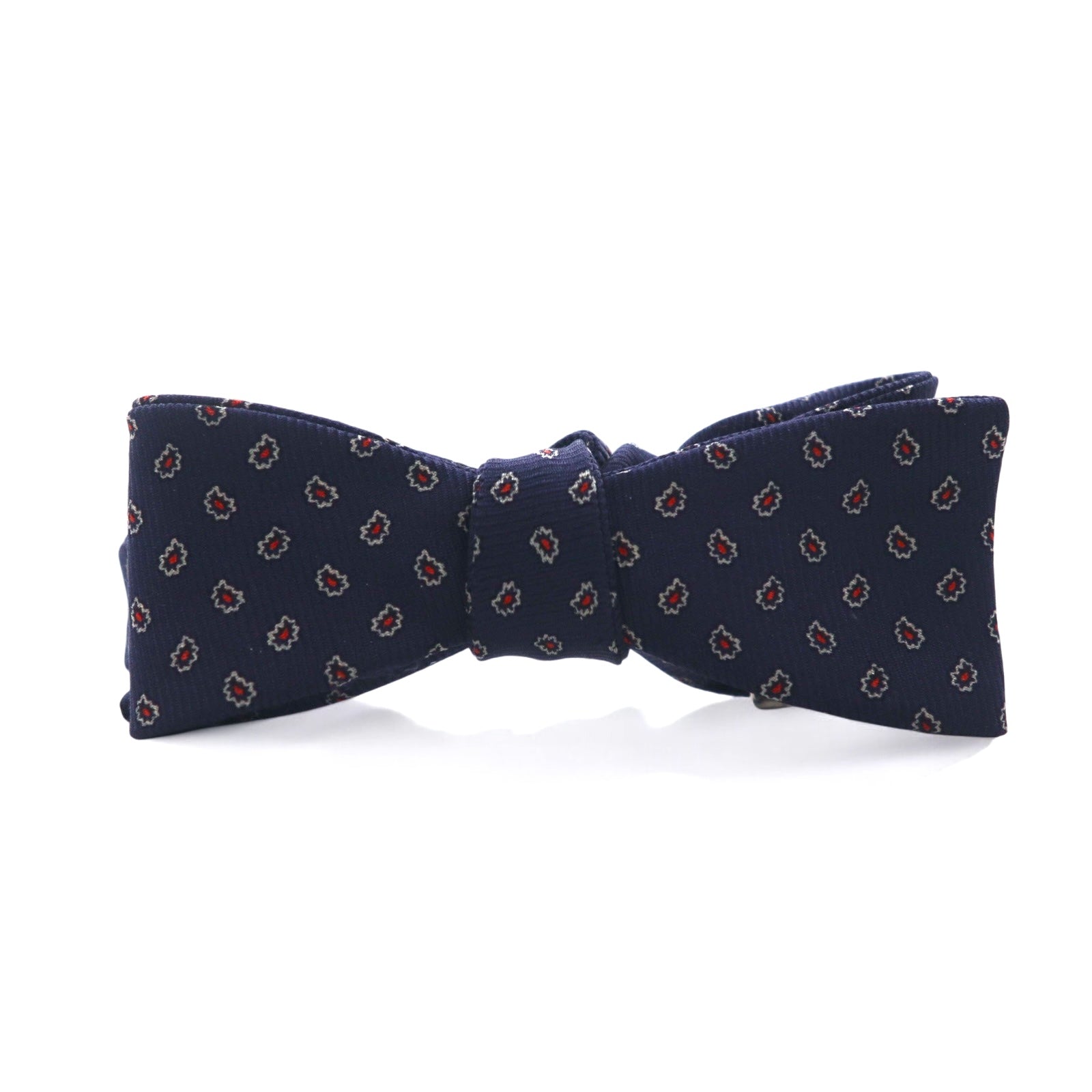 Polo by Ralph Lauren Papillon blu navy seta micro fantasia motivo paisley
