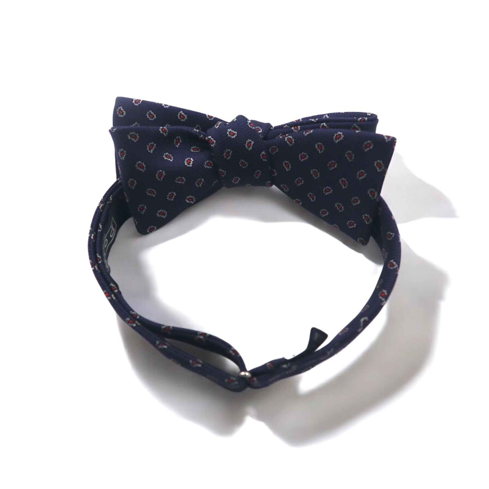 Polo by Ralph Lauren Papillon blu navy seta micro fantasia motivo paisley