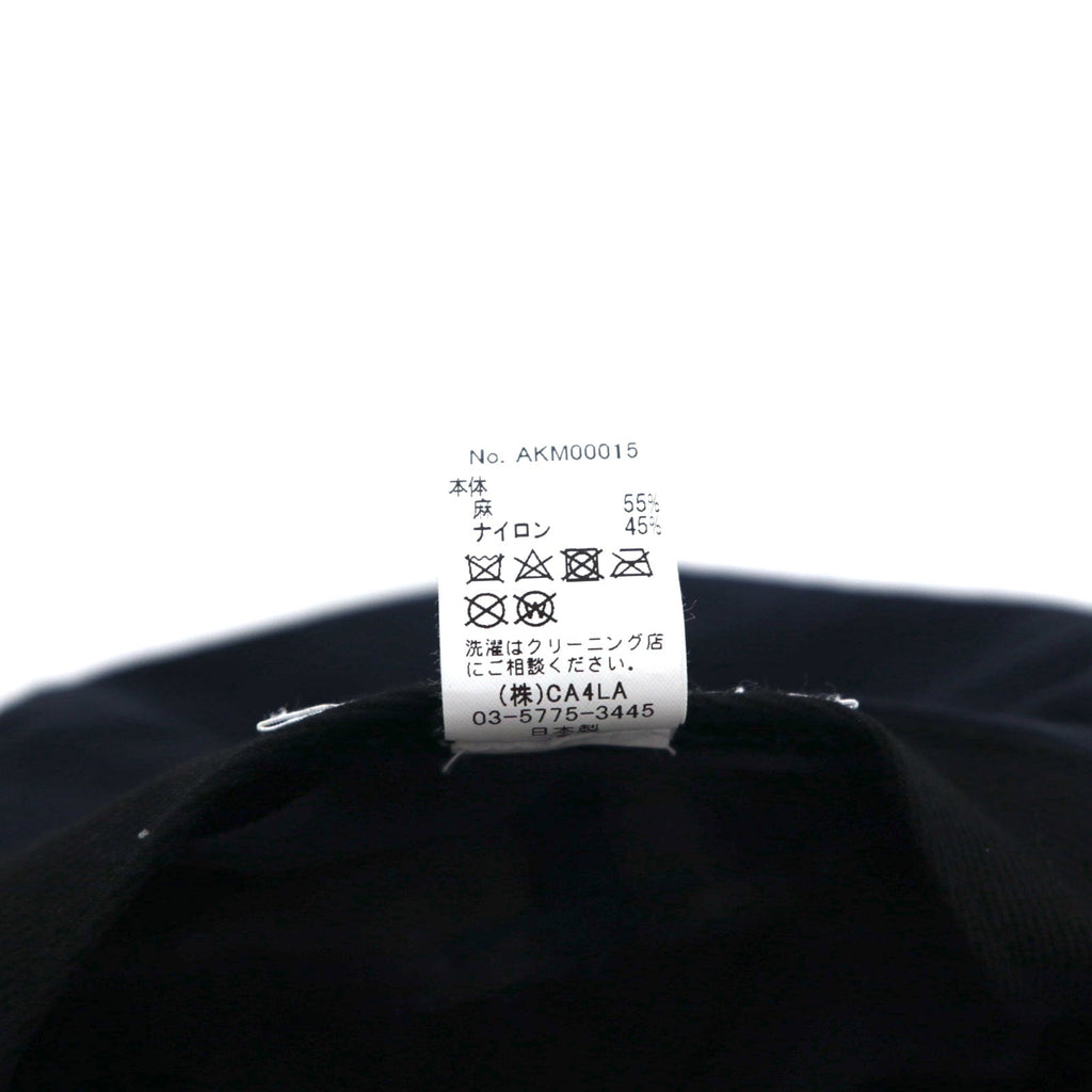 CA4LA Cappello alla francese in lino Taglia unica Blu navy Lino Collezione SHOW SS NOVITÀ Uomo AKM00015 Fatto in Giappone
