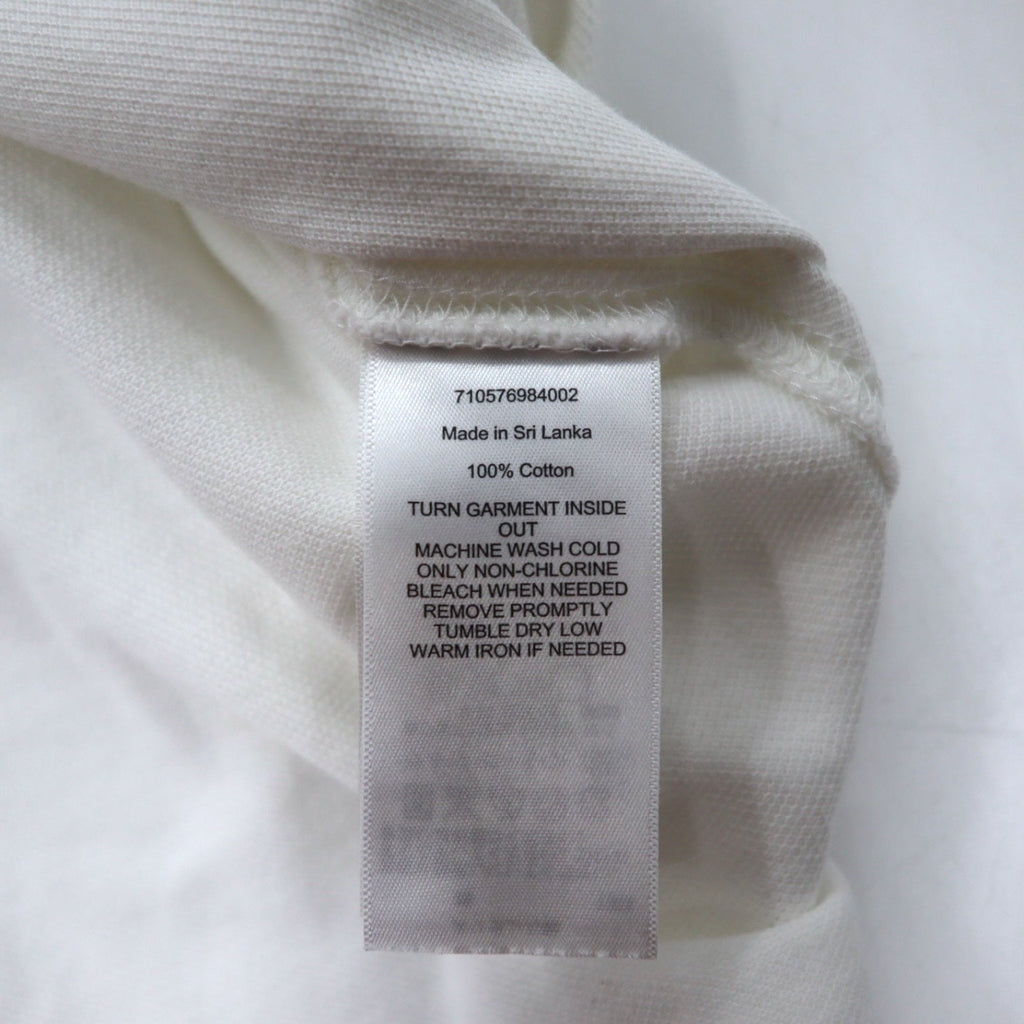 POLO RALPH LAUREN Polo L Bianco Cotone Piquet CUSTOM FIT