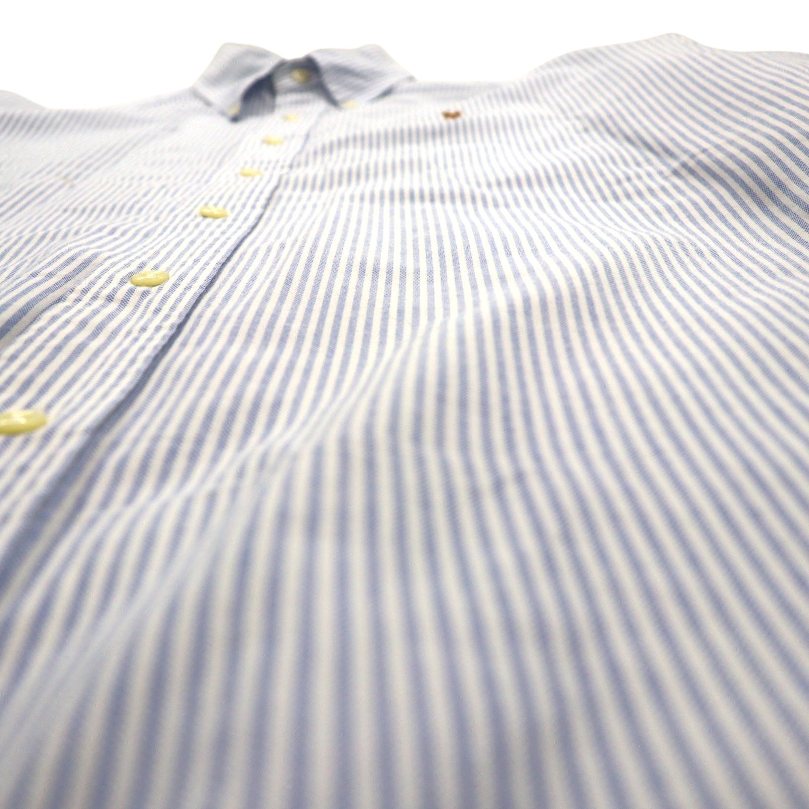 Ralph Lauren anni '90 camicia Oxford button-down XL a righe blu e bianche con piccolo ricamo pony