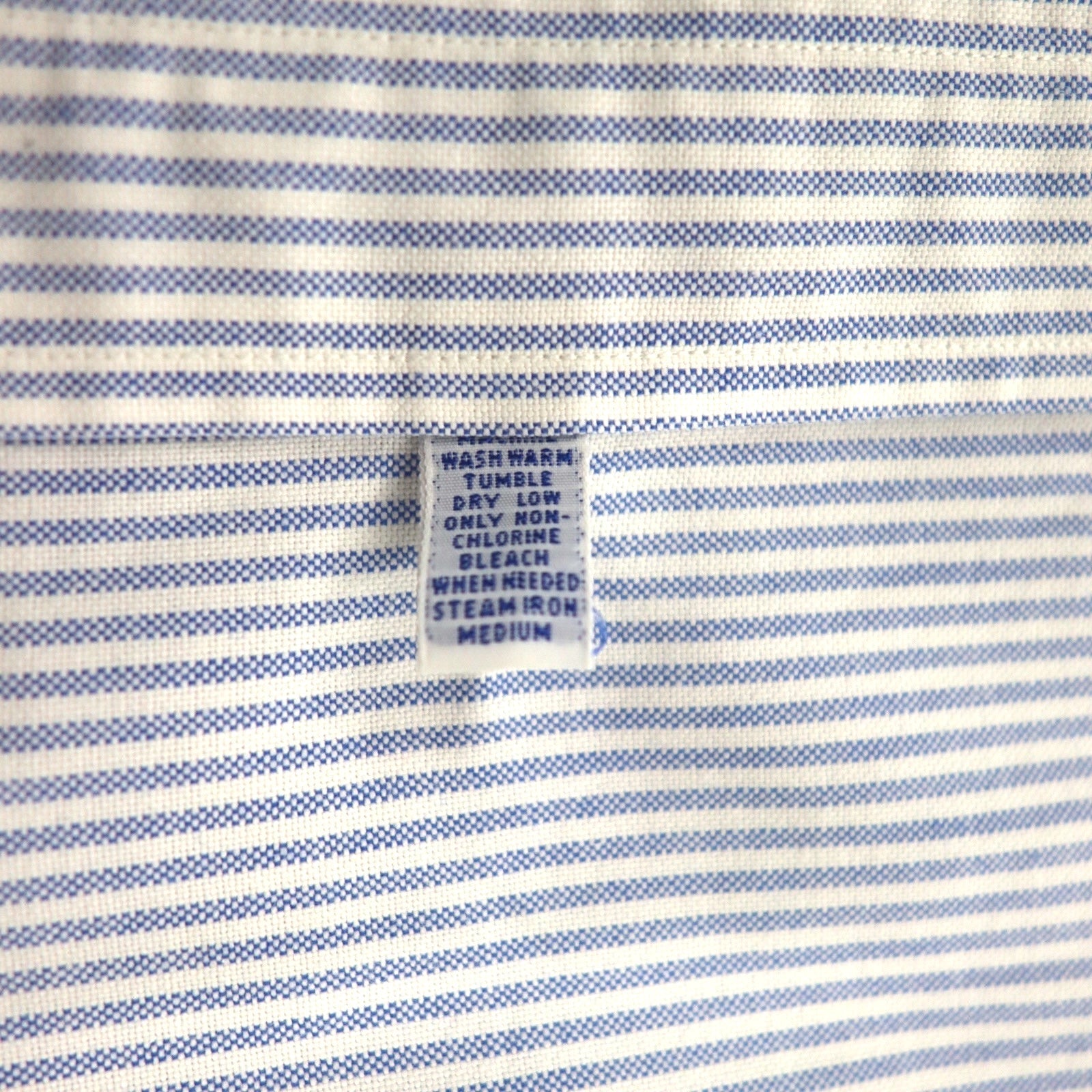 Ralph Lauren anni '90 camicia Oxford button-down XL a righe blu e bianche con piccolo ricamo pony