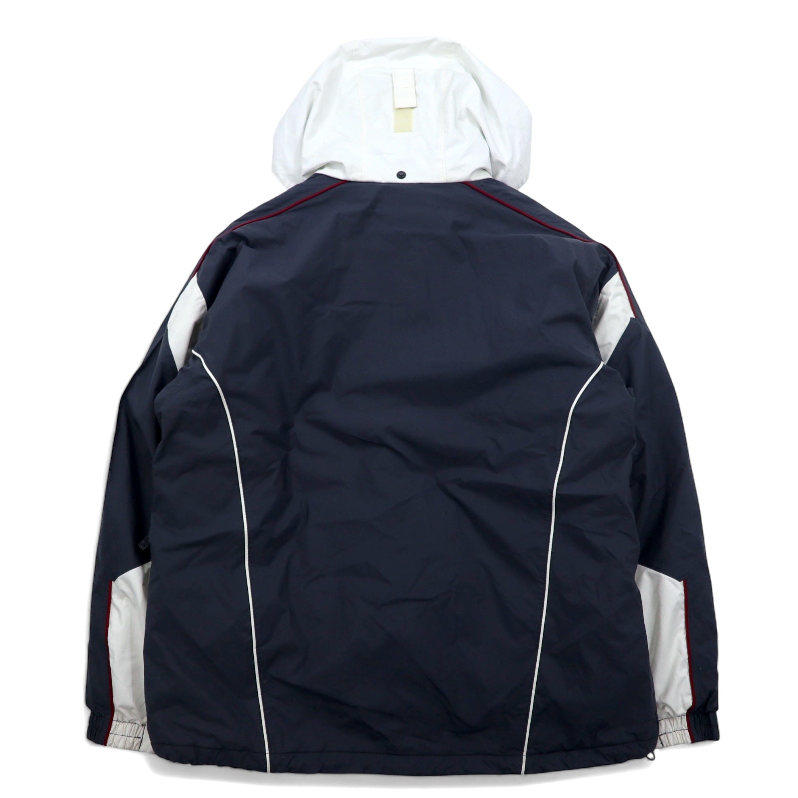 Columbia VERTEX anni '90 Giacca a vento Taglia L Grigio Nylon Fodera in pile Doppia cerniera Coulisse OMNI-SHIELD Impermeabile