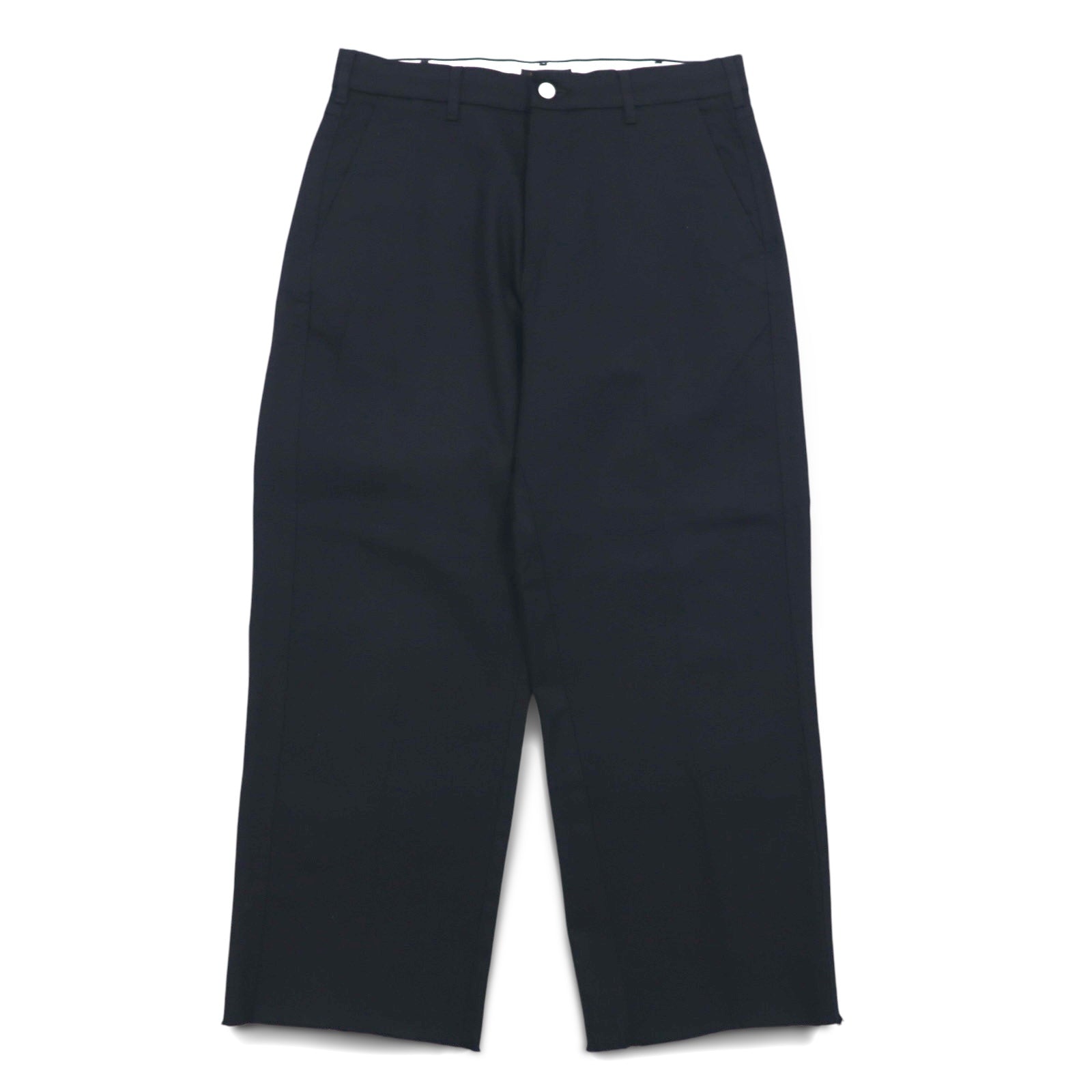 LEVI'S STA-PREST Pantaloni chino cropped ampi Neri Taglia M Taglio vivo CROPPED WIDE LEG CHINO 47873-0003