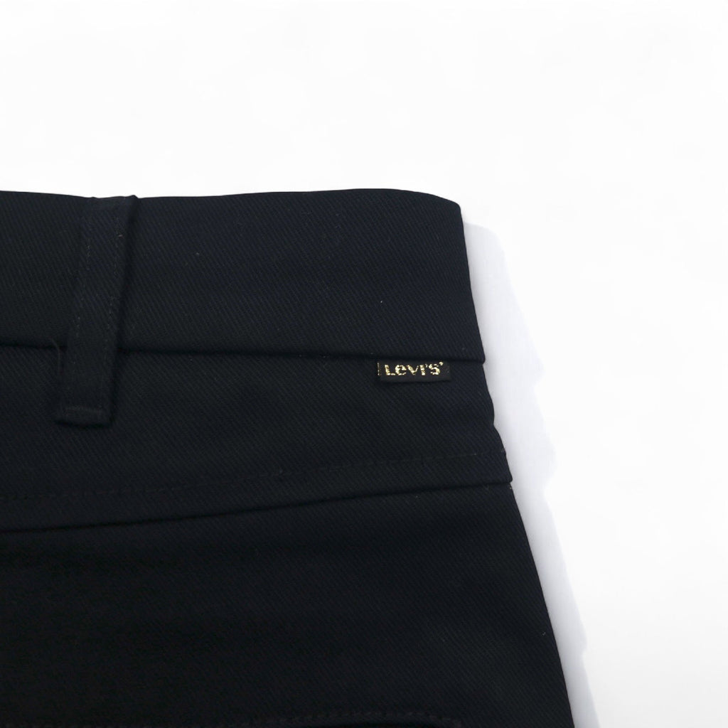 LEVI'S STA-PREST Pantaloni chino cropped ampi Neri Taglia M Taglio vivo CROPPED WIDE LEG CHINO 47873-0003