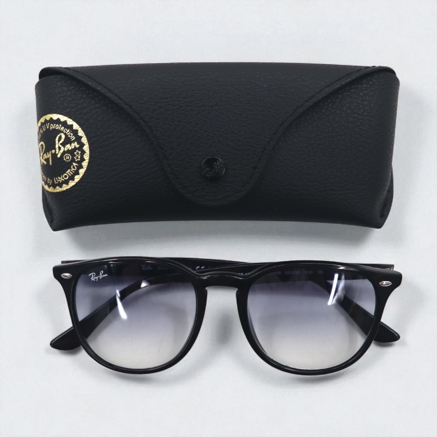Ray-Ban Occhiali da Sole Boston Neri RB4259-F 601/19 53-20 150 1N Made in Italy