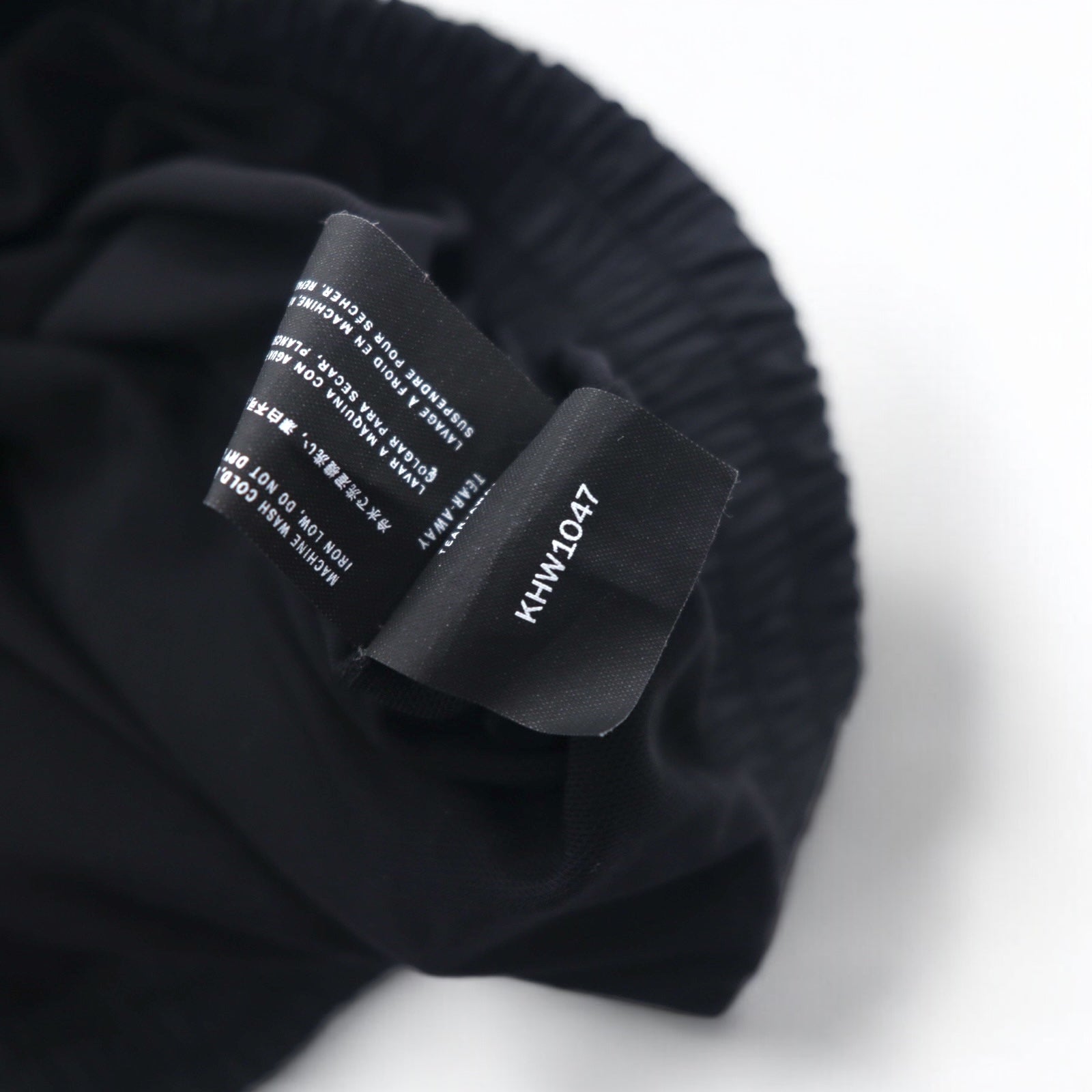 KITH Anorak Corto Mezza Cerniera Giacca da Pista L Nero