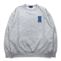 NAUTICA プリント スウェット M グレー 裏起毛 バックプリント SAILING