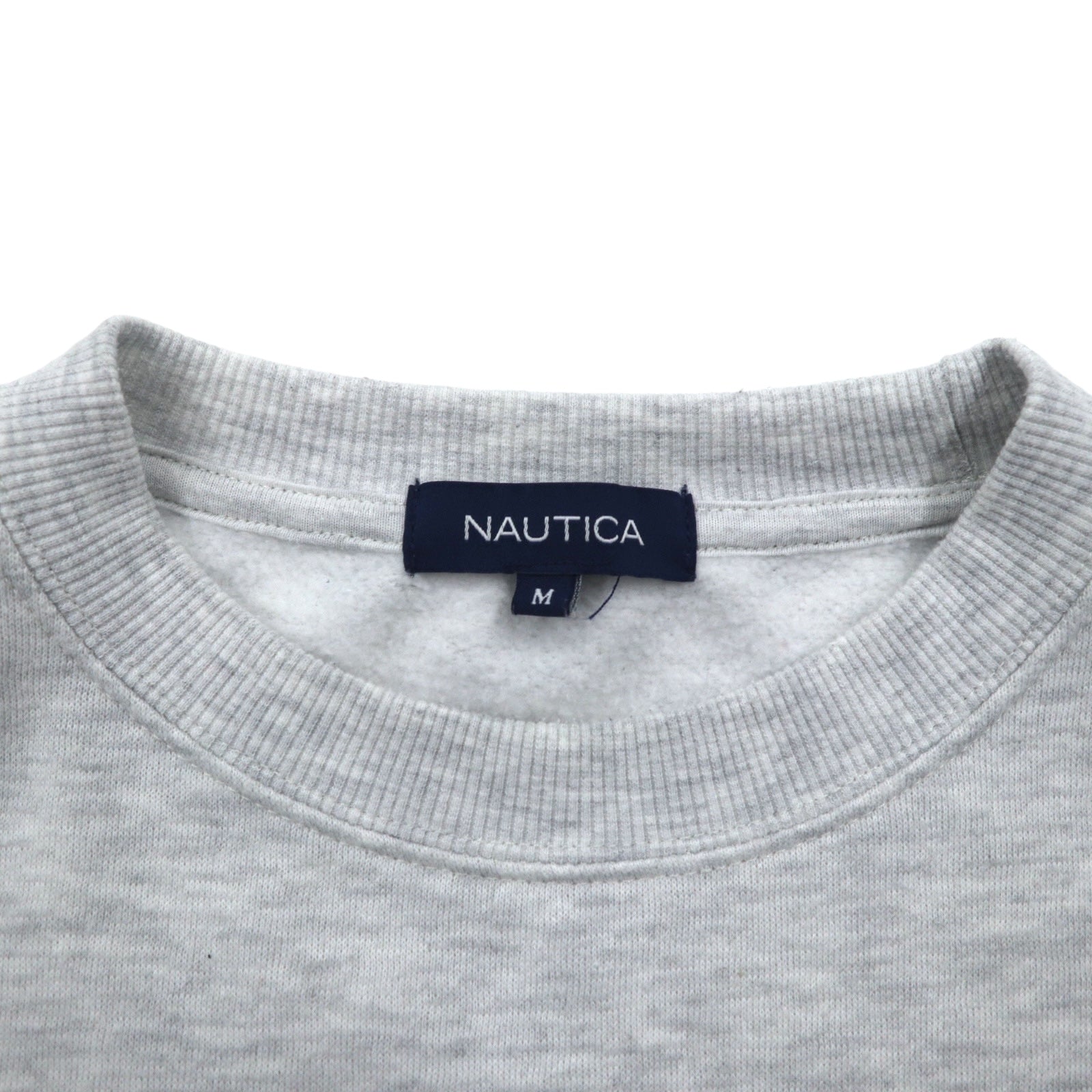 NAUTICA Felpa stampata M grigio interno felpato stampa sul retro SAILING