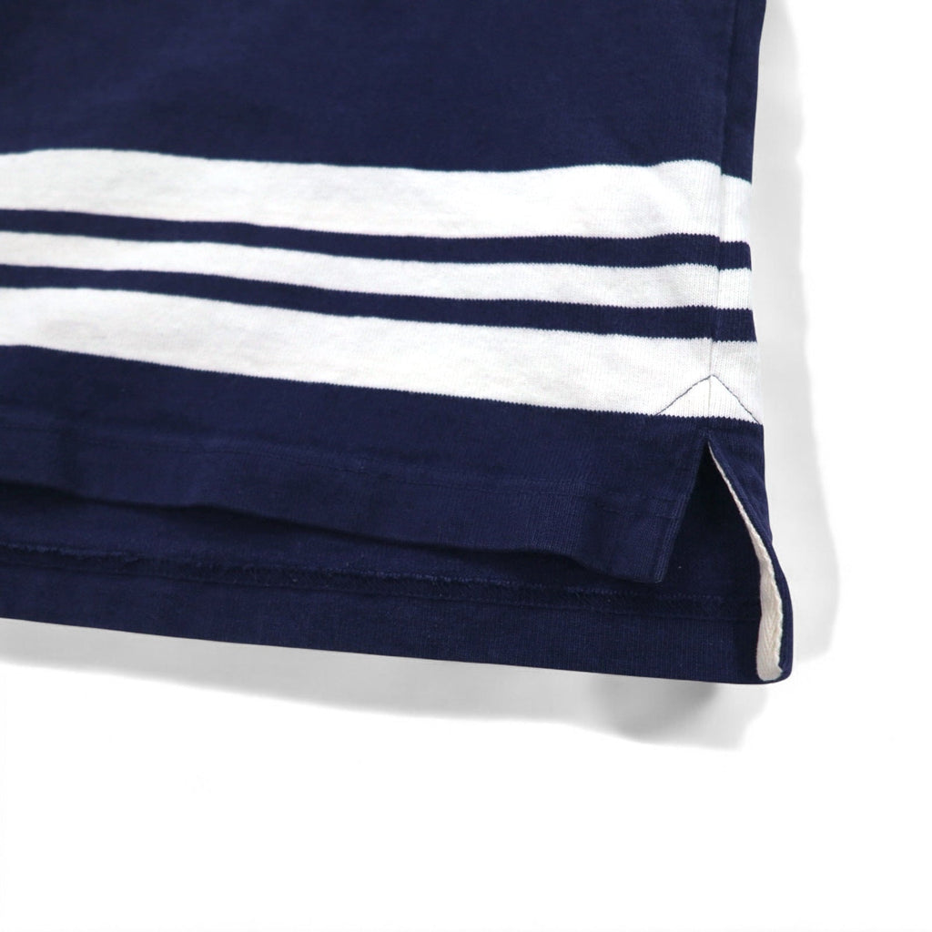 RUGBY RALPH LAUREN Polo Rugby Felpa con cappuccio L Navy Toppa Numeri CLASSIC RUGBY FIT