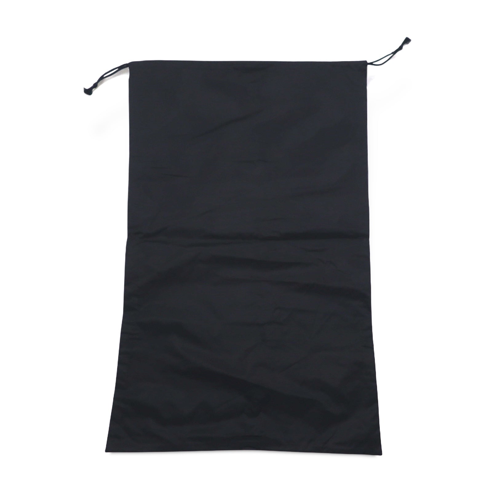 Borsa da lavanderia con coulisse dell'esercito tedesco, in poliestere nero, con stencil, deadstock, mai usata.