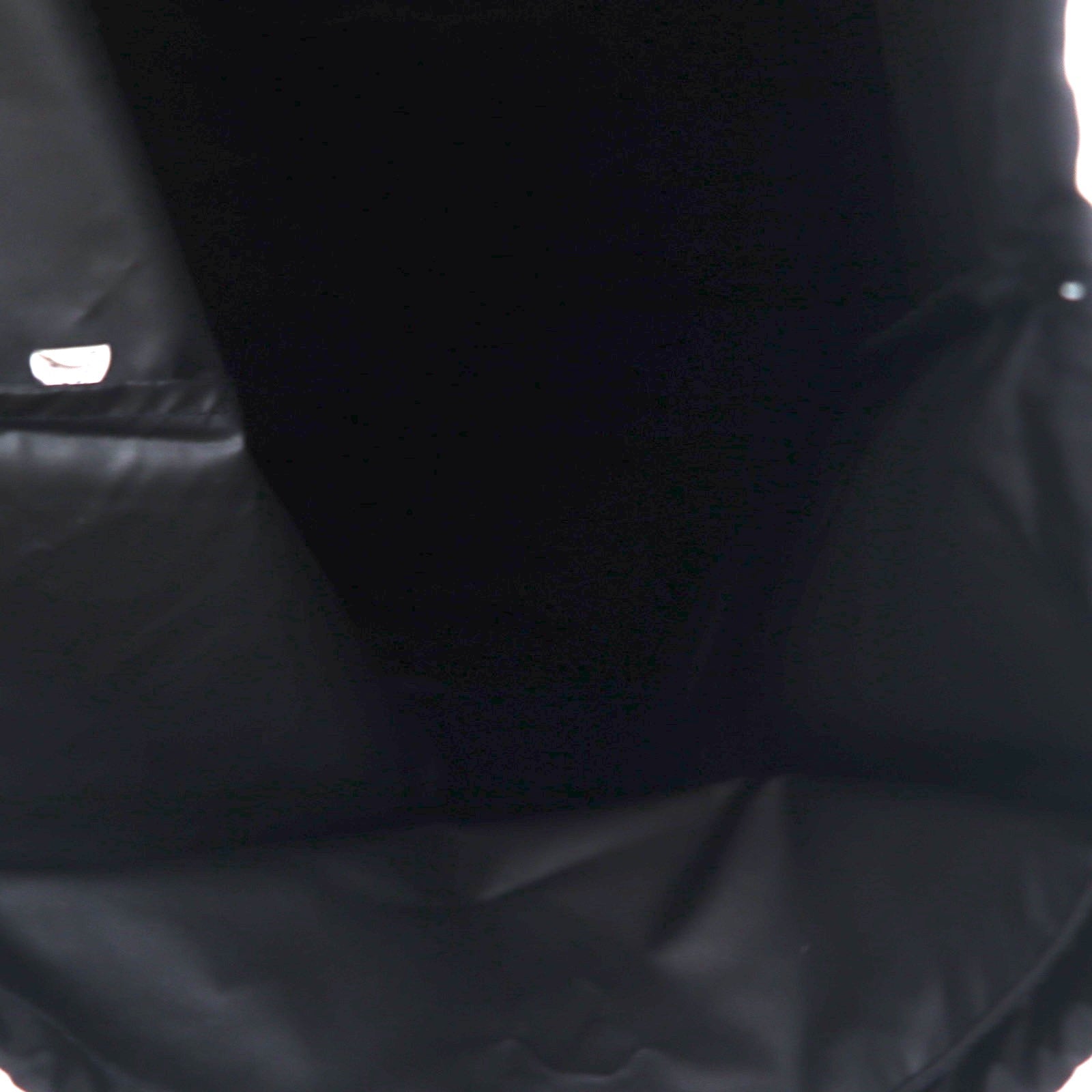 Borsa da lavanderia con coulisse dell'esercito tedesco, in poliestere nero, con stencil, deadstock, mai usata.