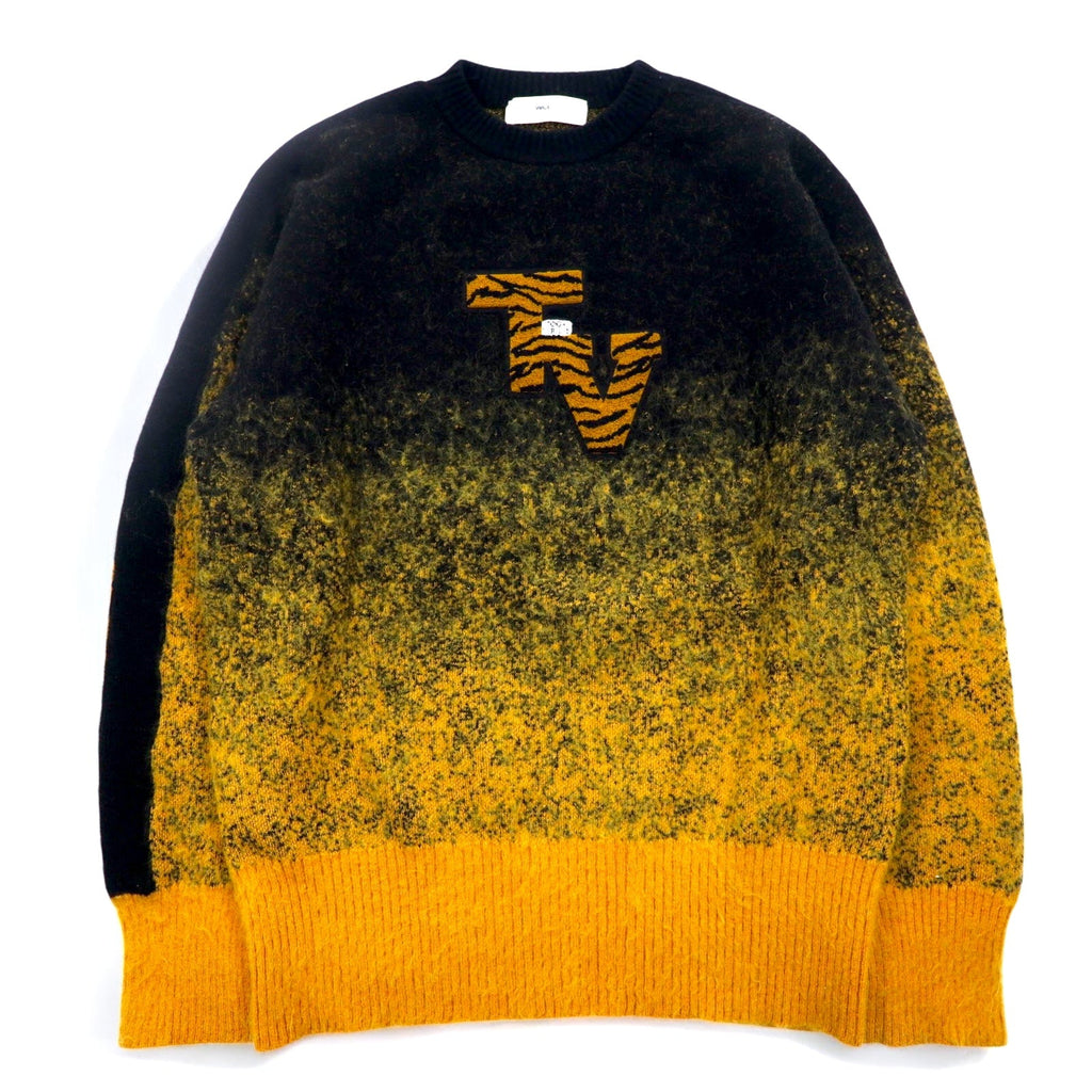 TOGA VIRILIS Maglione in maglia sfumato L nero giallo TV12-XN305