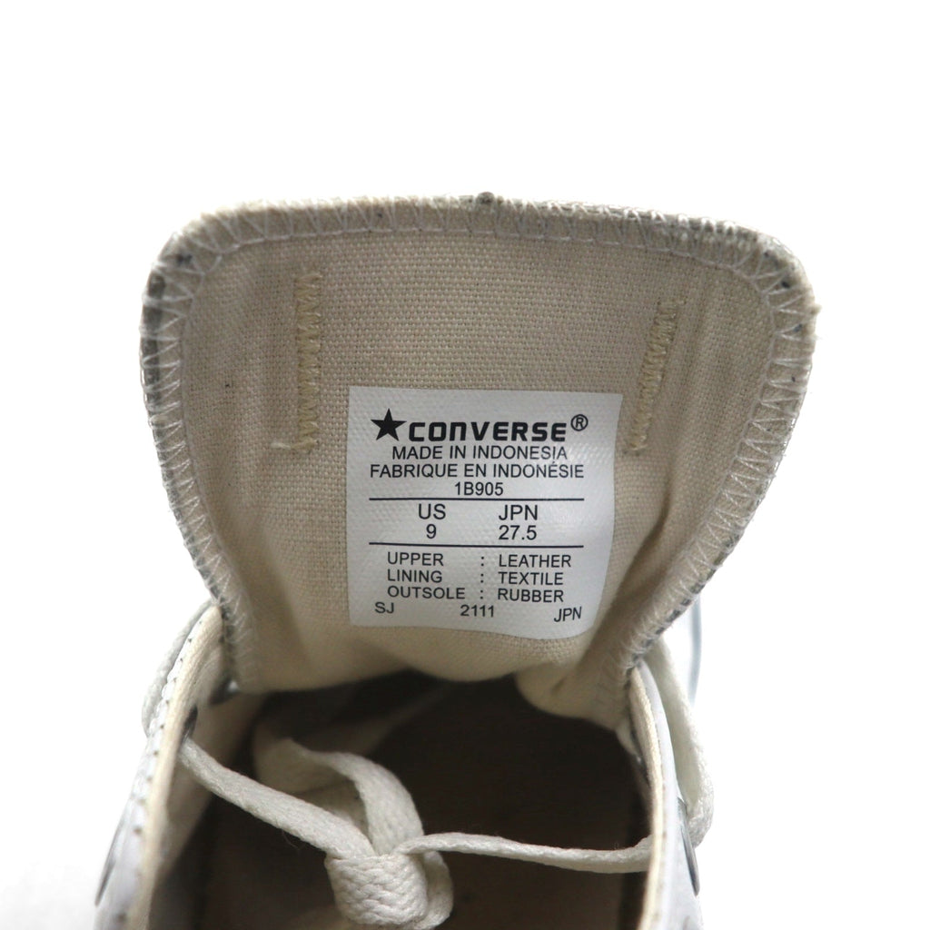 CONVERSE Leather All Star Ox LEATHER ALL STAR OX sneakers 27.5cm White 1B905