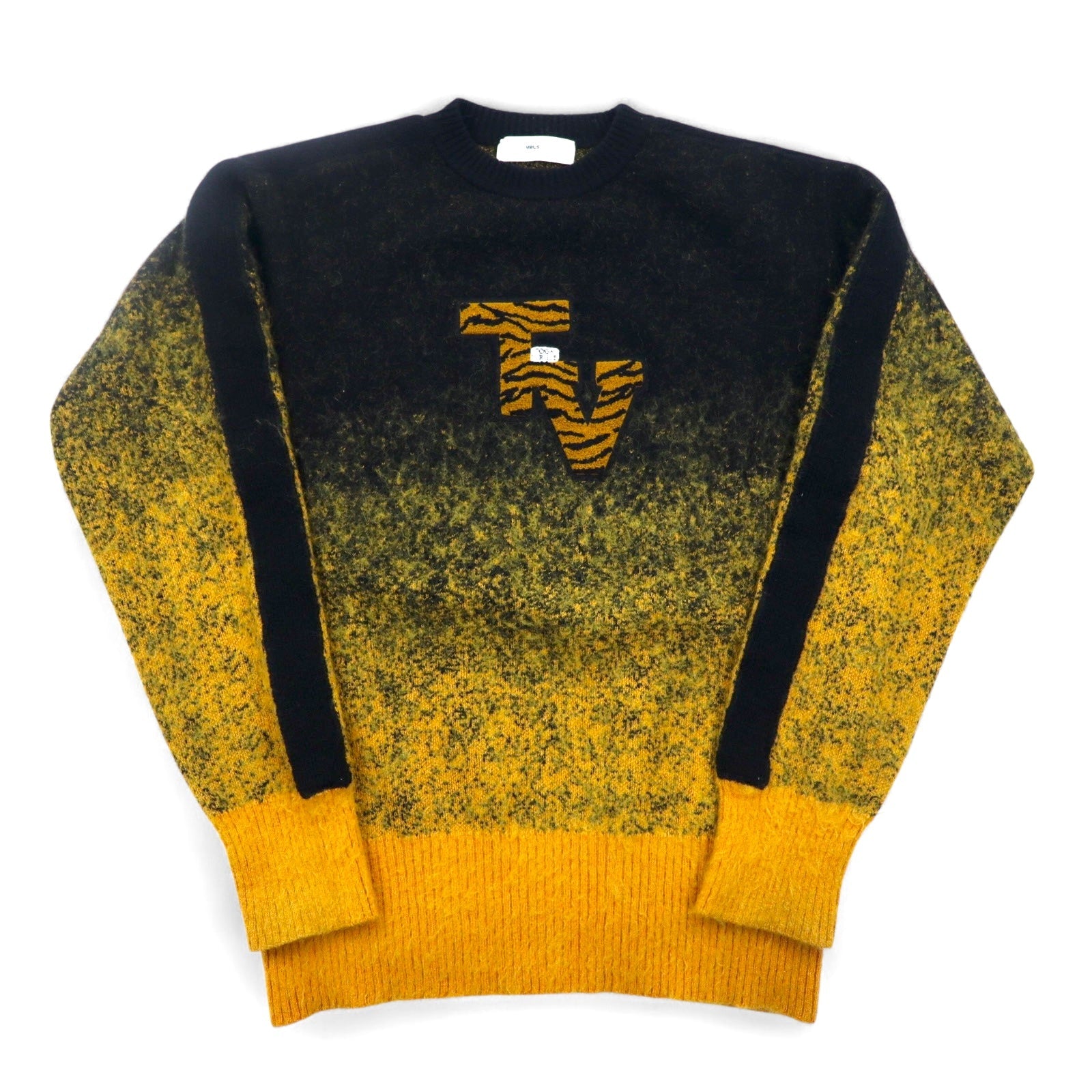 TOGA VIRILIS Maglione in maglia sfumato L nero giallo TV12-XN305
