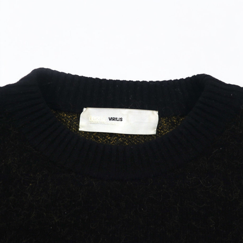 TOGA VIRILIS Maglione in maglia sfumato L nero giallo TV12-XN305