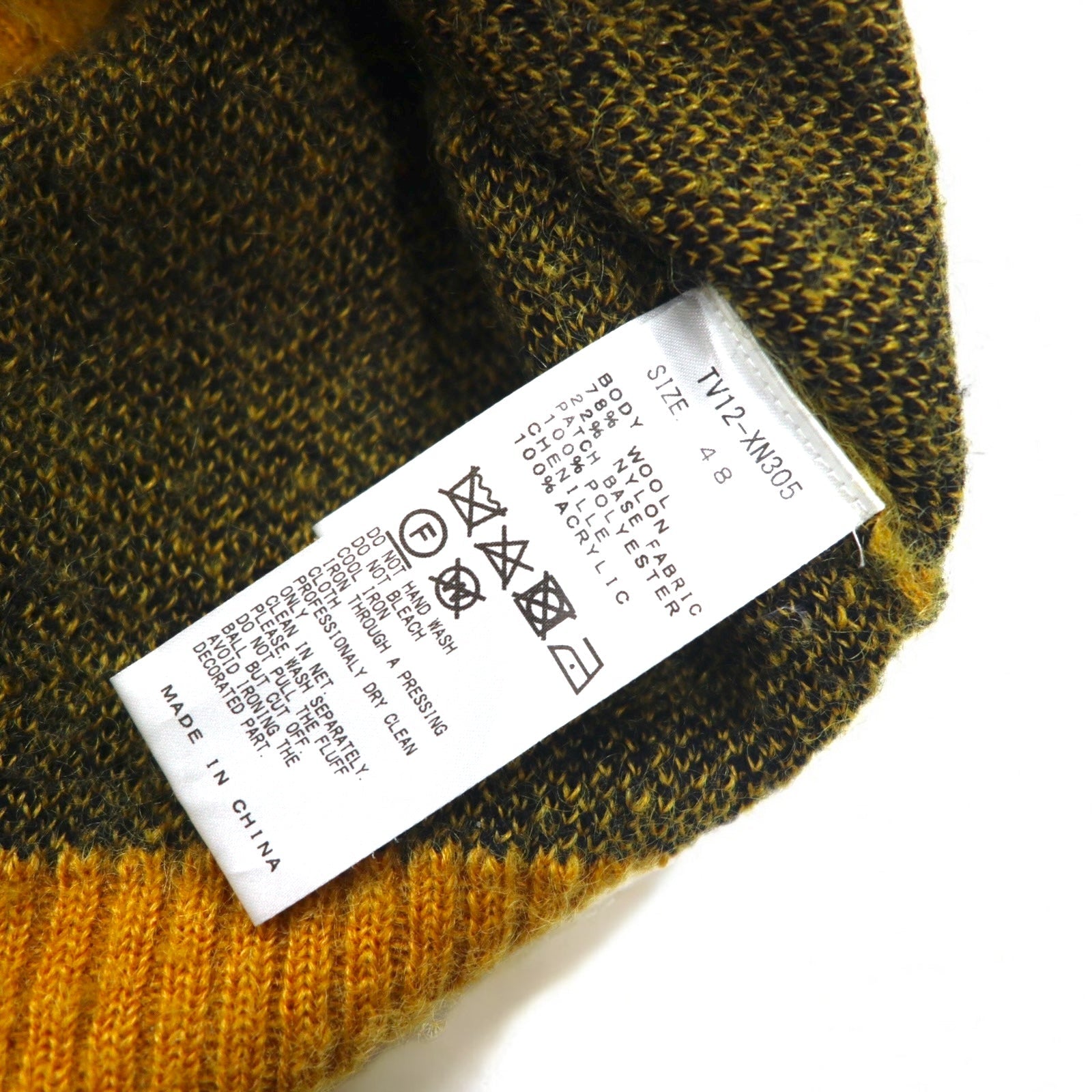 TOGA VIRILIS Maglione in maglia sfumato L nero giallo TV12-XN305