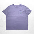 carhartt ルーズフィット ポケット Tシャツ ポケTee 2XL LOOSE FIT パープル コットン