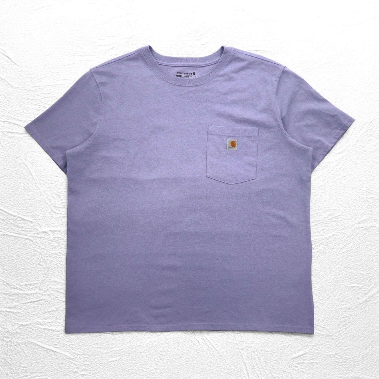 Carhartt T-shirt tasca vestibilità larga 2XL LOOSE FIT viola cotone