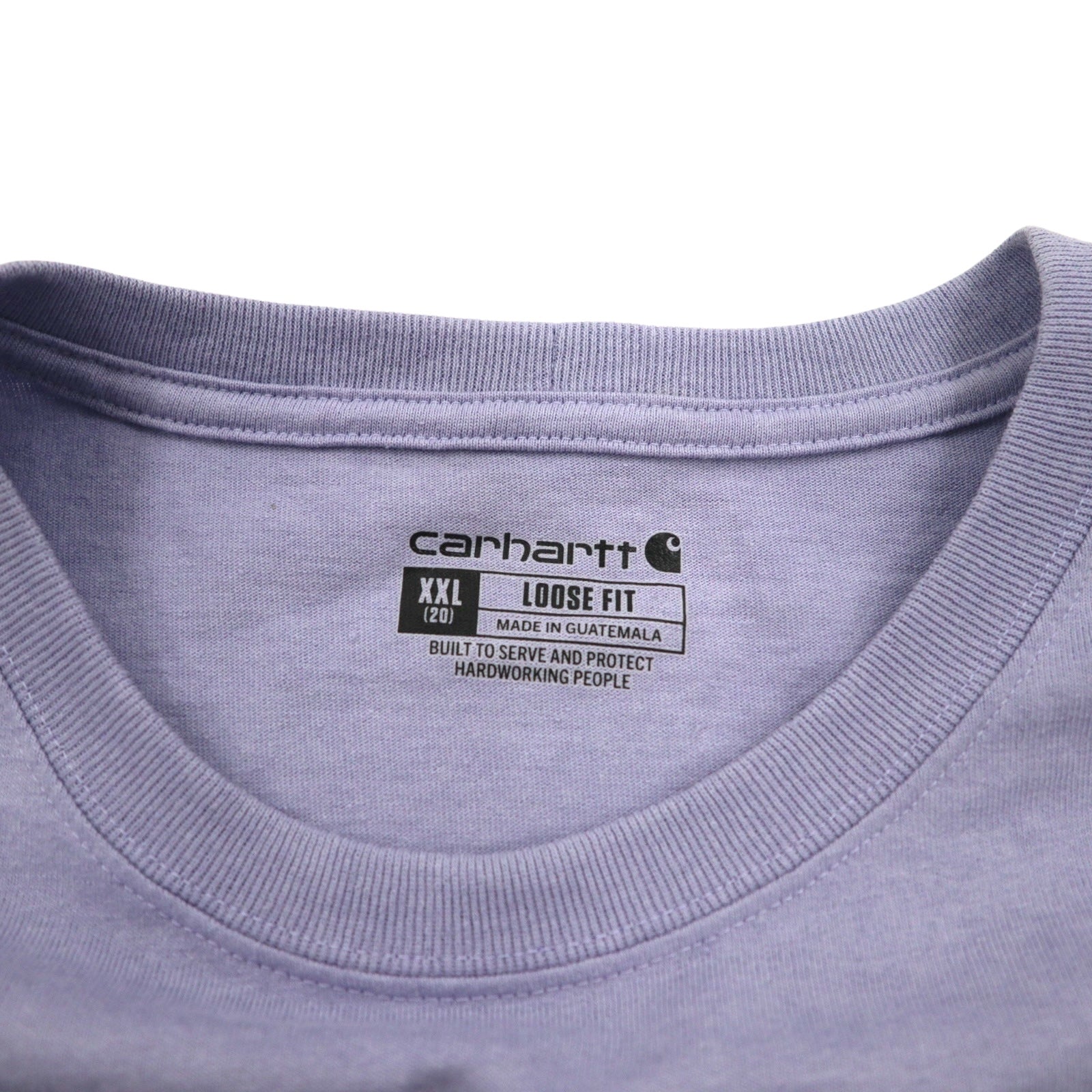 Carhartt T-shirt tasca vestibilità larga 2XL LOOSE FIT viola cotone