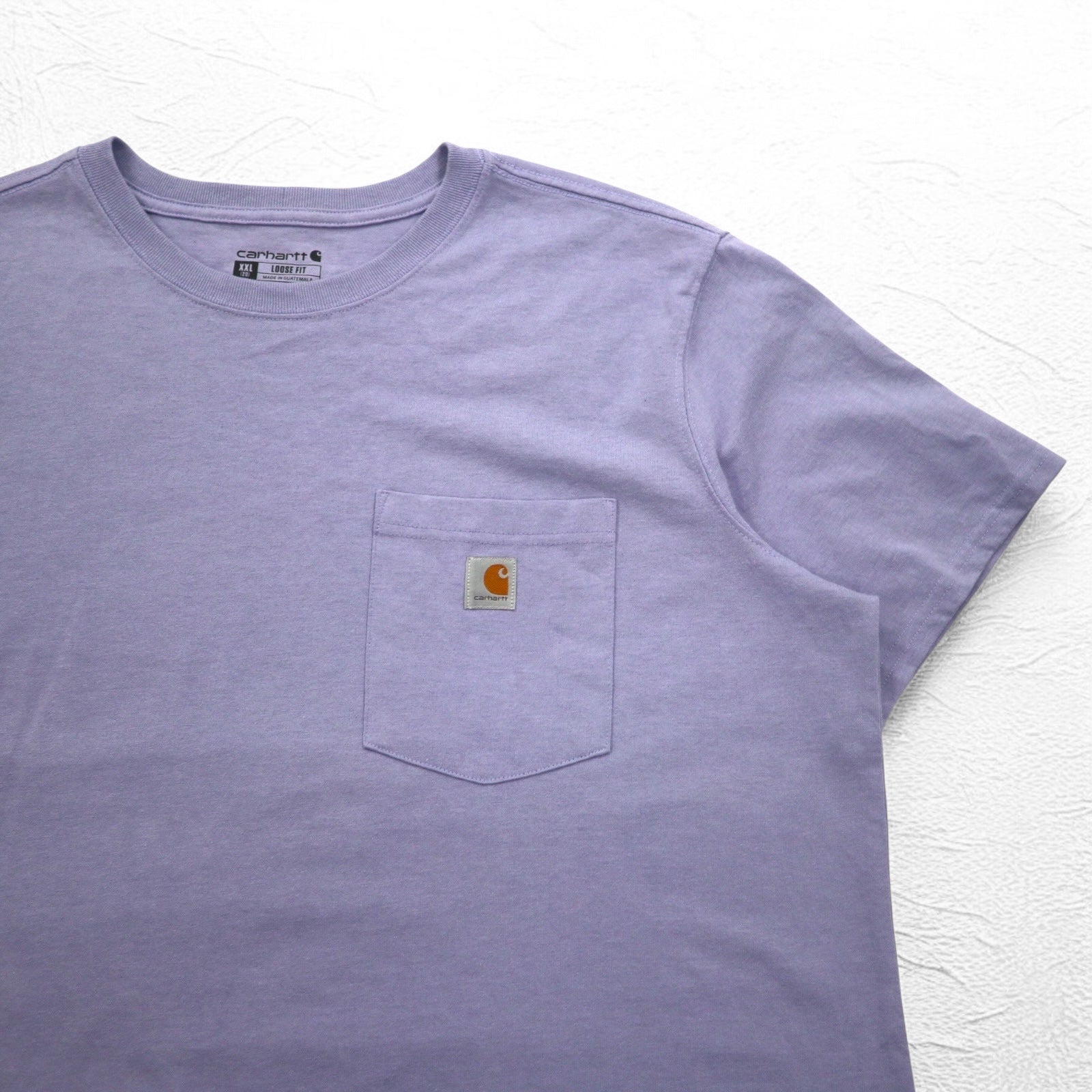 Carhartt T-shirt tasca vestibilità larga 2XL LOOSE FIT viola cotone