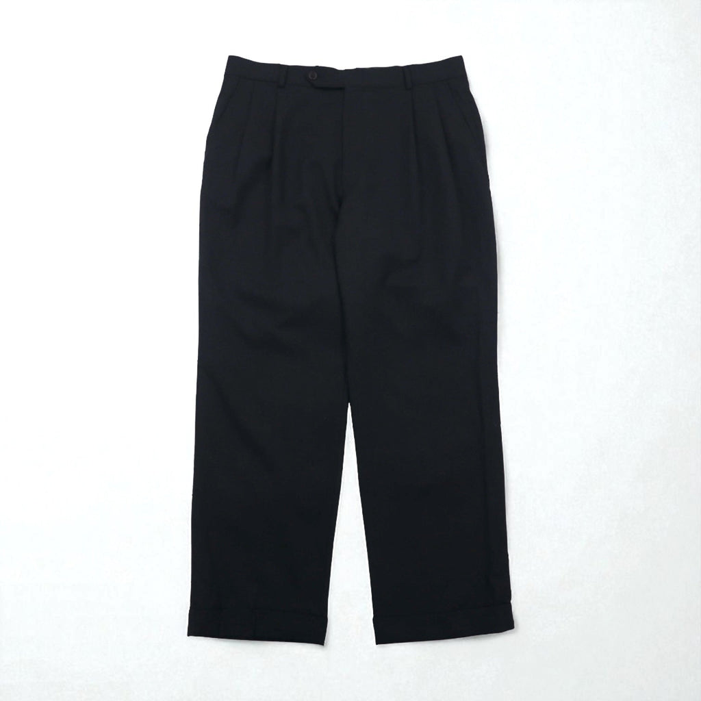 NAUTICA Pantaloni ampi con due pinces L grigi in lana