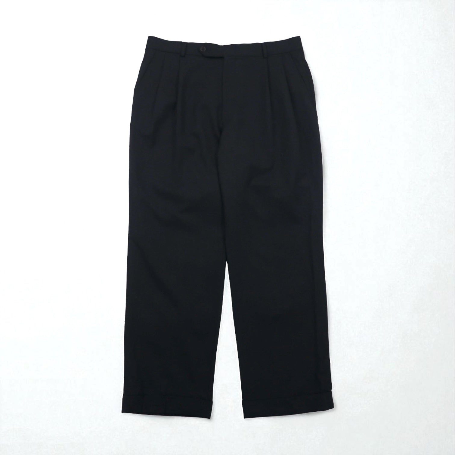 NAUTICA Pantaloni ampi con due pinces L grigi in lana
